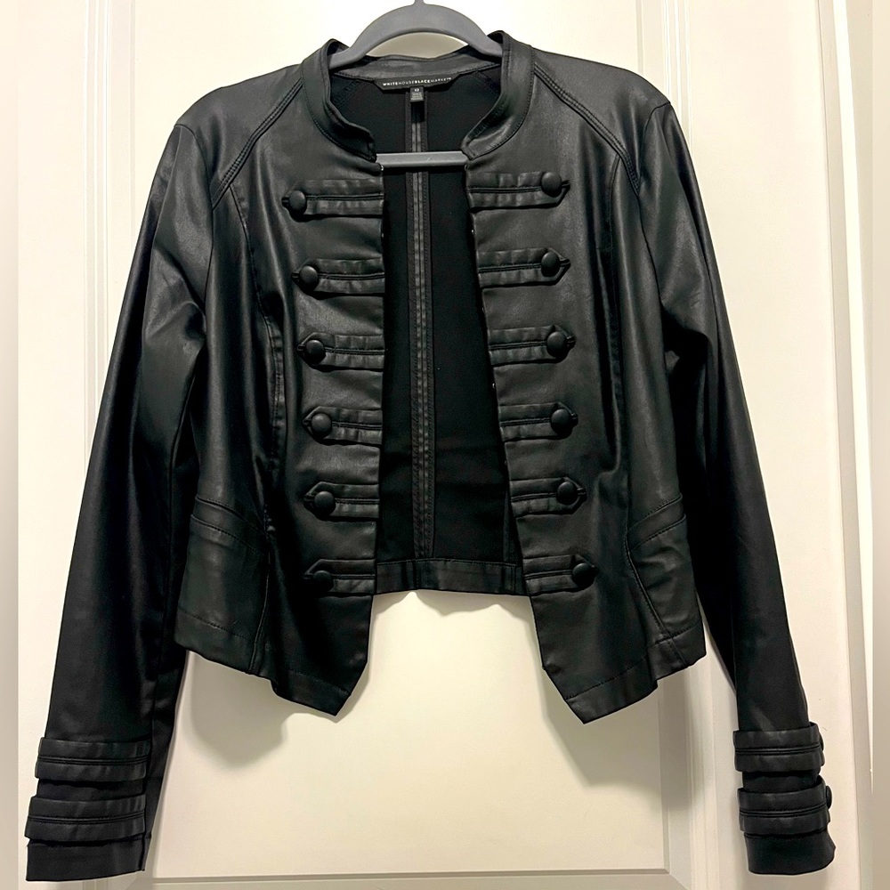 White House Black Market black lightweight jacket. Never worn. Size 12